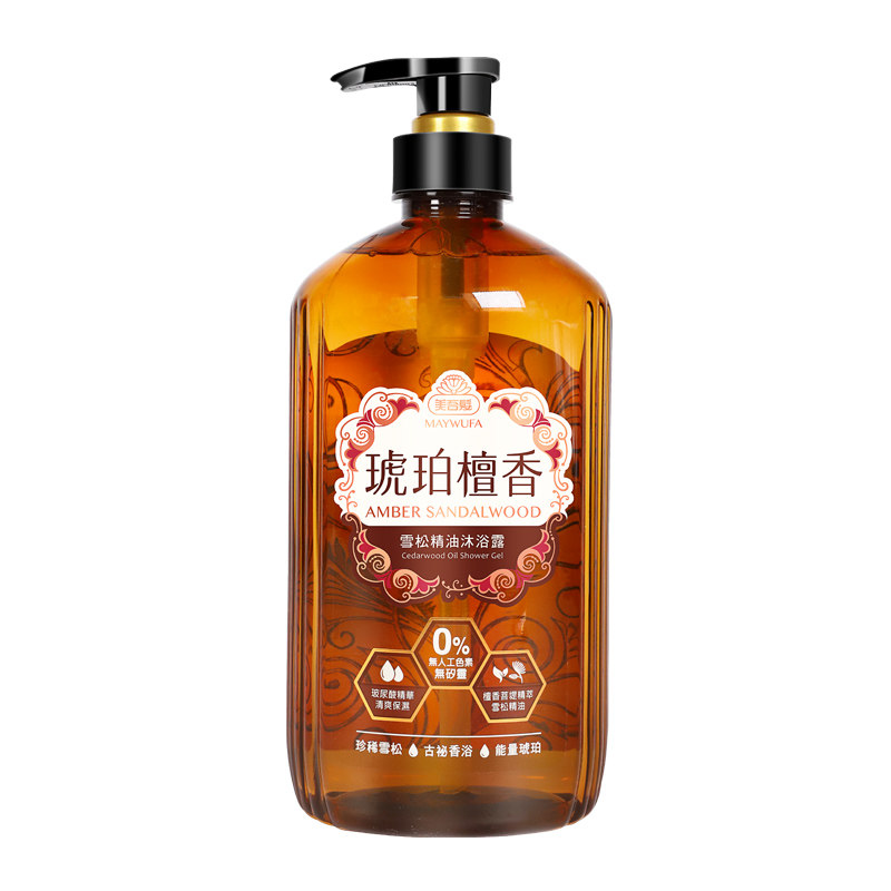 美吾发琥珀檀香雪松精油男女沐浴露 美吾发海外沐浴露