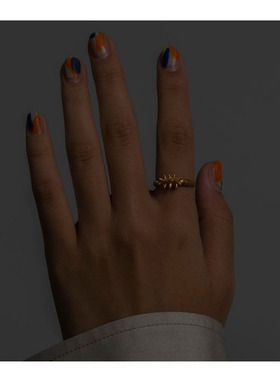 SUTP2025新款小众设计感时尚指环冷淡风百搭潮流款戒指女