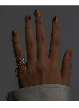 SUTP几何镂空方形素圈戒指女2025新款爆款轻奢高级感指环