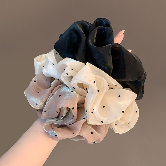 Jianxiao fat intestine circle fabric art exquisite polka dots