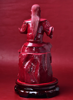 朱砂玄天上帝摆件玄真武大帝神像玄武祖师爷家居客厅摆放创意装饰