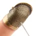 vòng điều chỉnh ngón tay chích chống gia đình thimble thimble vàng bạc cụ thêu may thimble là - Công cụ & vật liệu may DIY