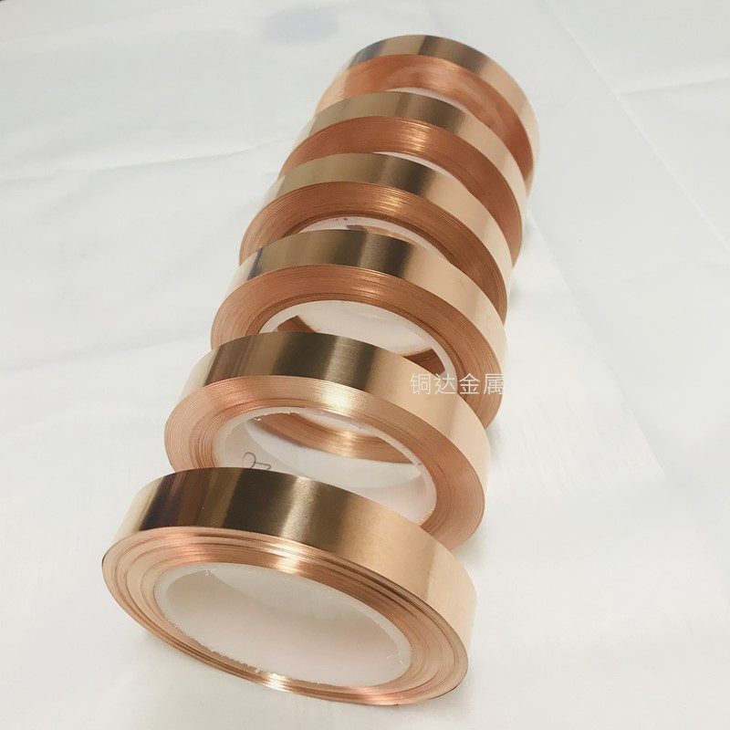 t2紫铜带0.1mm宽2 5 8 10 50 100 400铜皮 铜片 铜带镀银定制分条 - 图3