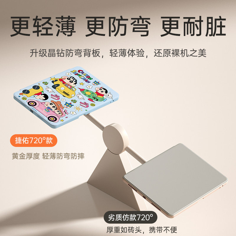 2025新款蜡笔小新适用华为matepad平板保护壳matepadpro13.2保护套115s柔光版4防摔弯v6/7airSE荣耀9带笔槽x8,淘宝优惠券,粉丝福利购,淘宝优惠卷