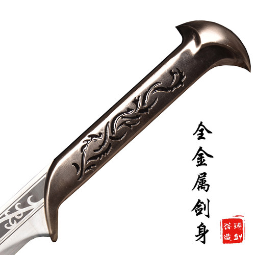 美剧魔戒指环王瑟兰迪尔精灵剑金属莱戈拉斯COS双刀不锈钢未开刃 - 图1