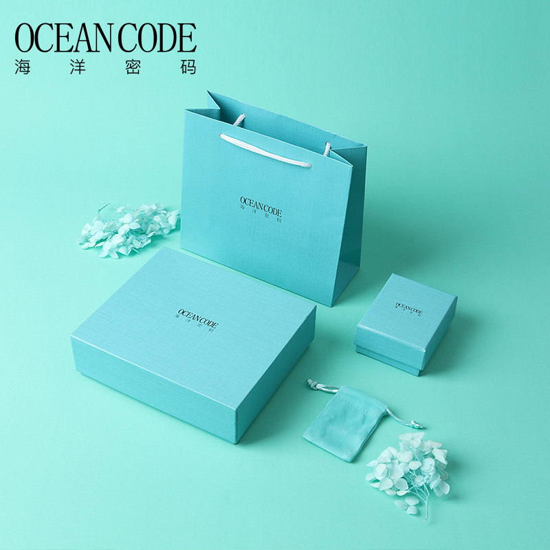 海洋密码鲸鱼纯银ins小众设计手镯 海洋密码手链