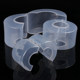 Transparent plastic PP flange protective cover protective cover acid and alkali resistance to corrosion splash splash leakage flange box