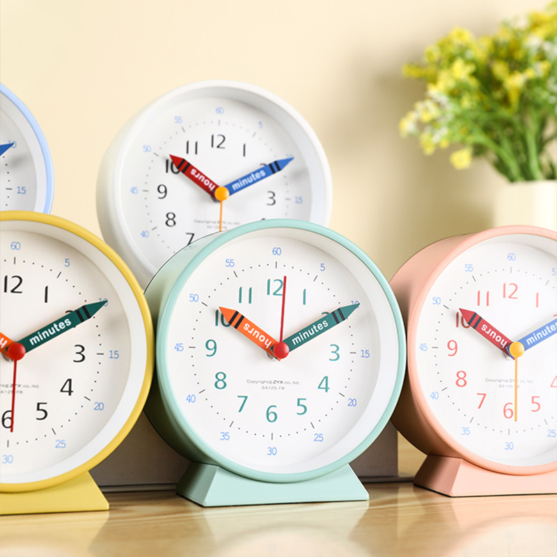 桌面学生台式钟表静音儿童小闹钟 尊奈尔闹钟/投影钟