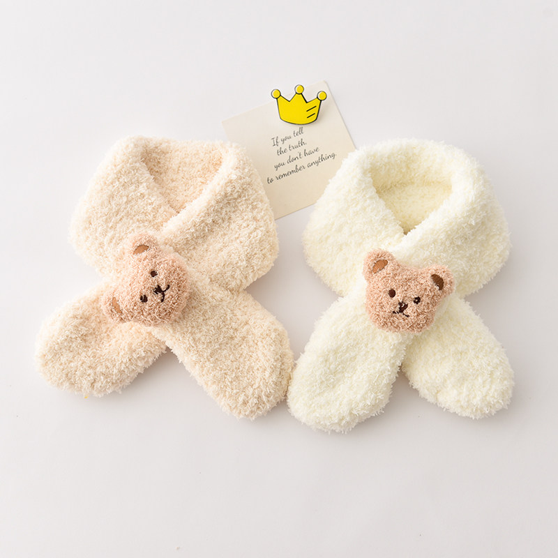 儿童围巾冬季宝宝加厚保暖围脖婴儿男女童韩版可爱加绒针织脖套潮,淘宝优惠券,粉丝福利购,淘宝优惠卷