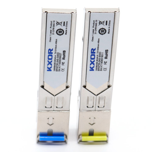 KXOR SFP光模块1.25G千兆单模双向单纤芯3/20/40km适用于华为H3C思科TCL锐捷SC大方口1310/1550nm 80km - 图3