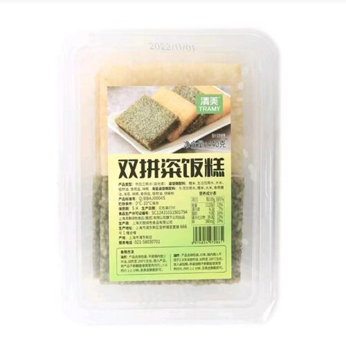 上海清美推荐粢饭糕660克3包共18块早餐糍饭糯米糍粑糕点点心 - 图1