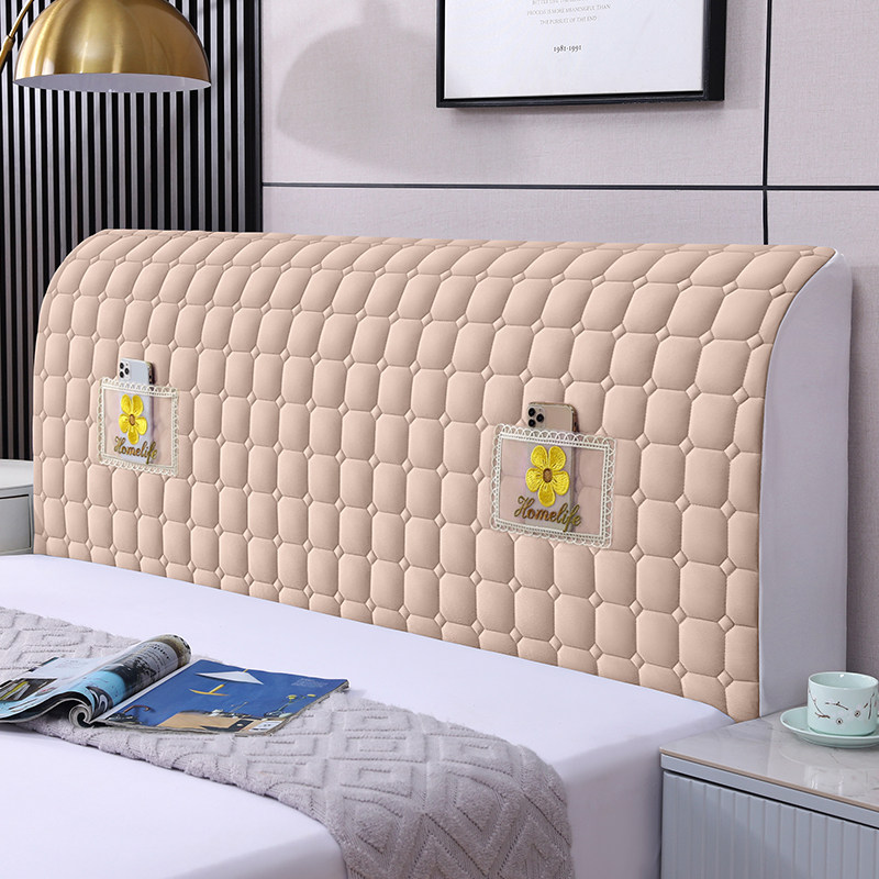 （木板软包皮床通用靠背三层）全包床头罩加绒加厚防撞靠背防尘罩,淘宝优惠券,粉丝福利购,淘宝优惠卷