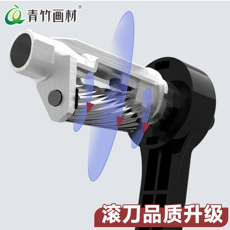 青竹素描削笔器美术生专用卷笔刀手摇转笔刀学生专业炭笔速写削G - 图0