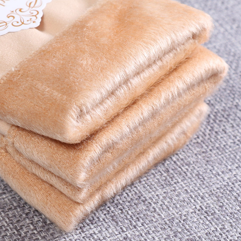 三分田加绒保暖男女袜中筒防冻毛绒 三分田短袜/打底袜/丝袜/美腿袜