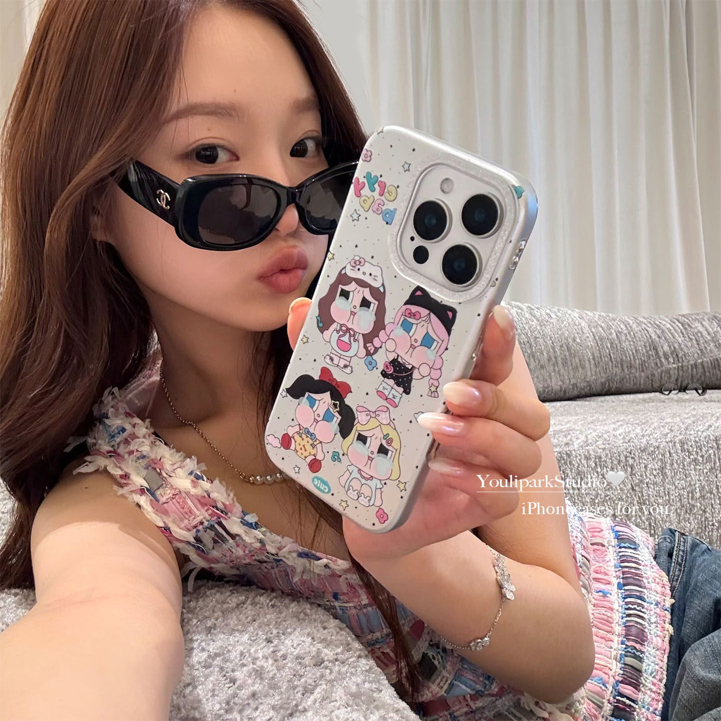 由里公园ins可爱趣味搞怪电镀哭娃插画15适用17pro苹果17ProMax手机壳iPhone16全包17新款14Promax保护套13女,淘宝优惠券,粉丝福利购,淘宝优惠卷