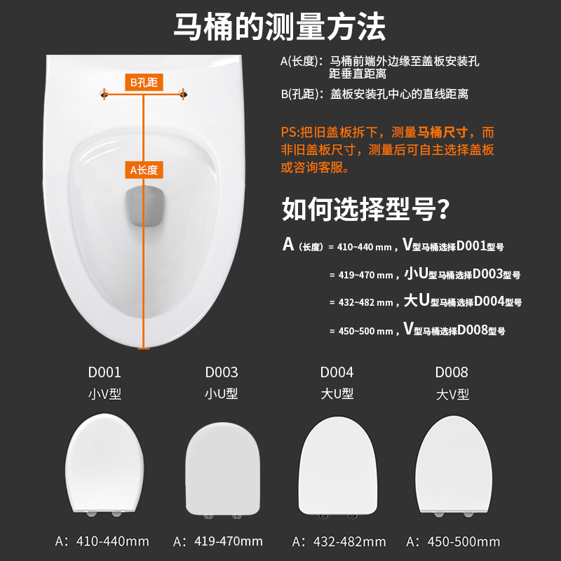 小鲸洗加热马桶盖家用通用马桶圈坐垫盖厕所板坐盖坐圈坐便器盖板 - 图3