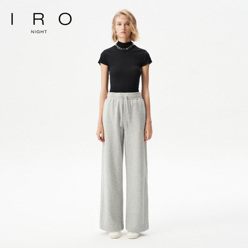IRO Night【明星同款】 加绒卫裤休闲裤法式轻奢冬季新款,淘宝优惠券,粉丝福利购,淘宝优惠卷