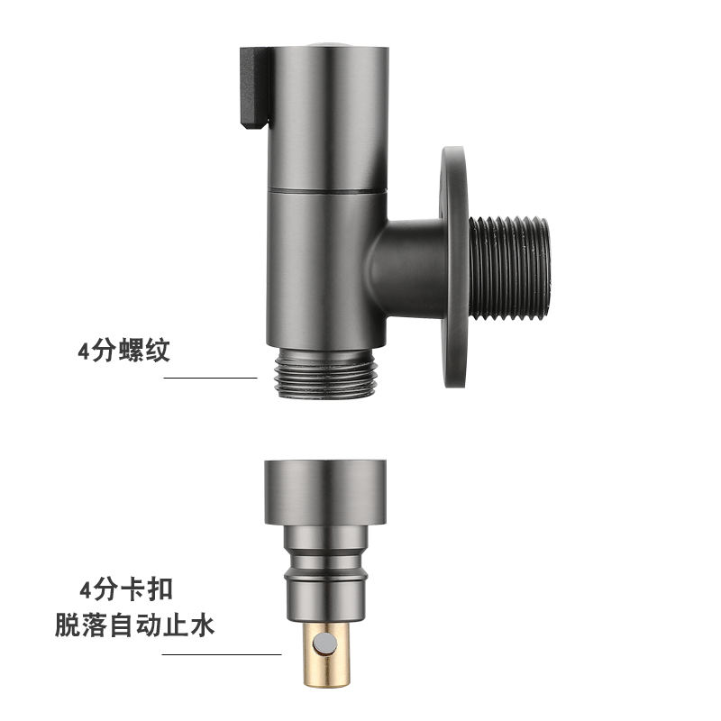 西门子洗衣机龙头自动止水阀专用一分二水龙头阳台卫生间一进二出 - 图2