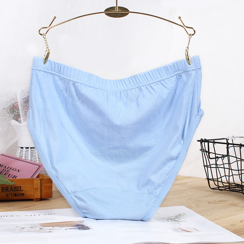 ab内裤老人父亲全棉中高腰三角裤男士抑菌抗菌大红色纯棉短裤0922 - 图1