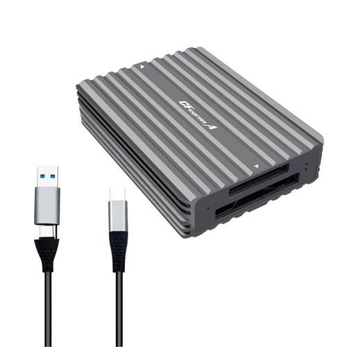 CFexpress-A卡+B卡2合1读卡器USB3.2gen2高速10G铝合金带CtoC/A线 - 图1