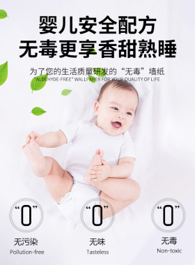 素色宿舍墙纸帝梵度PVC