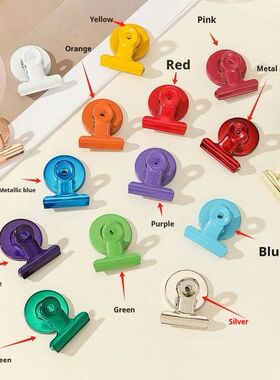 12Pcs Refrigerator Sticker Magnetic Suction Clip Creative Mu