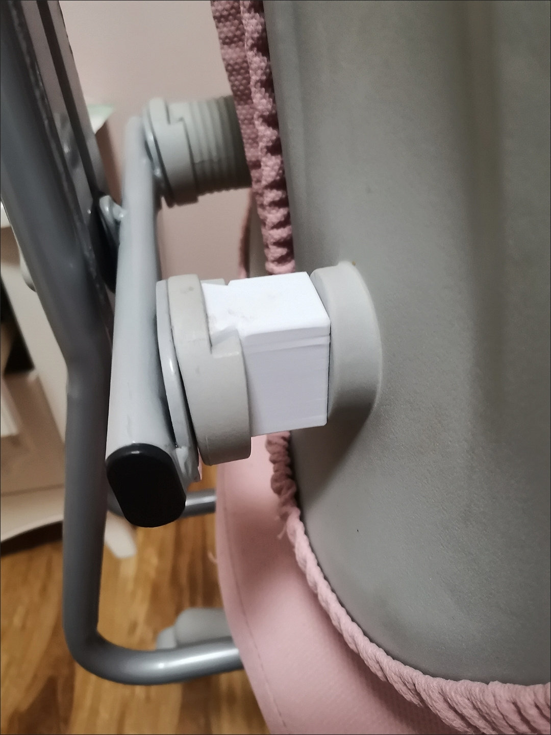 一个自制适配西智学习椅连接件 配件 白色 硬的 G,淘宝优惠券,粉丝福利购,淘宝优惠卷