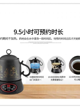 天际全自动分体煎药壶中药壶陶瓷煎中医砂锅电中熬药罐煲机煮家用