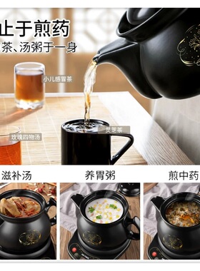 天际预约分体中药壶自动熬药砂锅