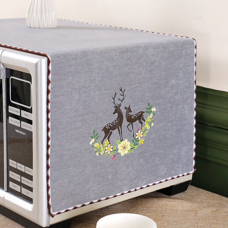 新款微波炉防尘罩长方形烤箱盖布厨房家用消毒柜罩子保户罩盖巾,淘宝优惠券,粉丝福利购,淘宝优惠卷