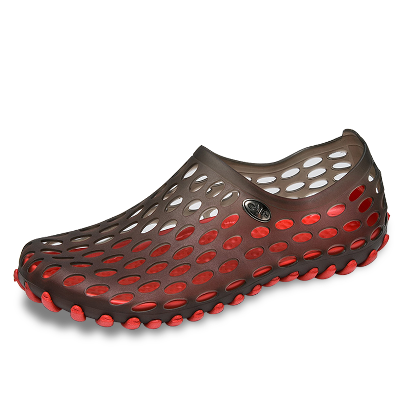 夏季男士休闲洞洞鞋舒适耐磨凉鞋开车漂流沙滩鞋女软底情侣沙滩鞋,淘宝优惠券,粉丝福利购,淘宝优惠卷