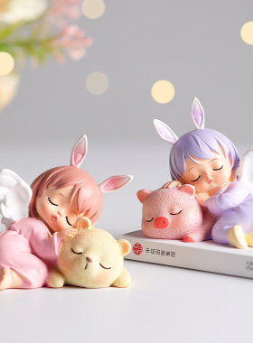 治愈系卡通卧室可爱小摆件