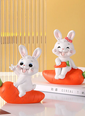 卧室可爱少女心ins风治愈小兔子