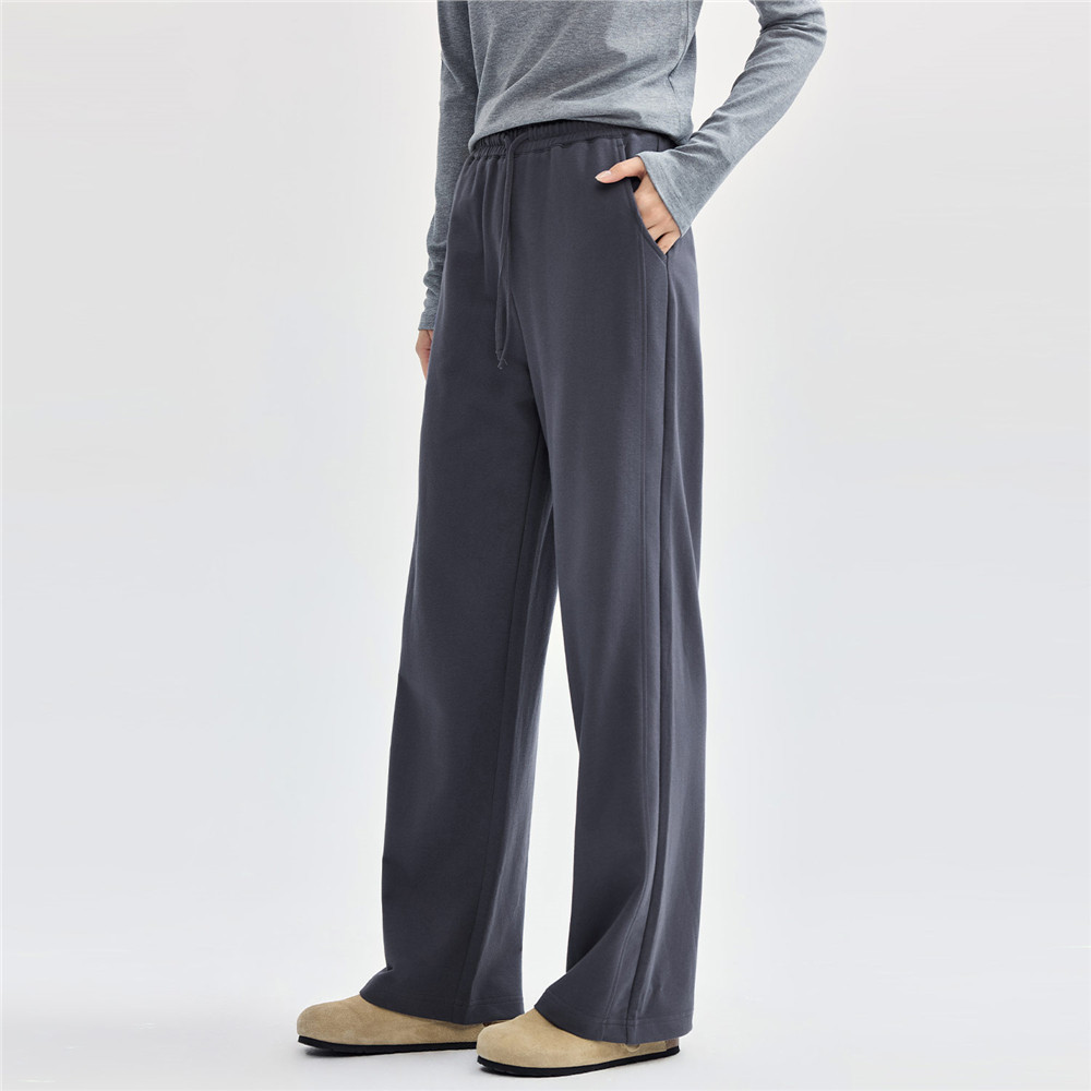 佐丹奴裤子女装纯棉破骨松紧腰针织卫裤长裤 18414004,淘宝优惠券,粉丝福利购,淘宝优惠卷