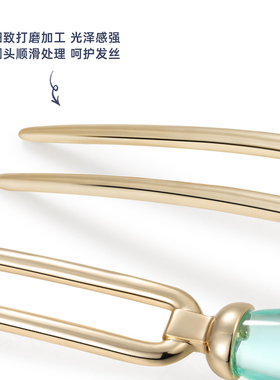 shes盘发发簪新中式U型簪子