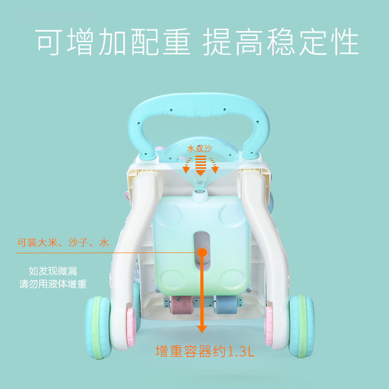 宝宝男女孩婴儿玩具多功能1学步车 沅达诚玩具手推学步玩具