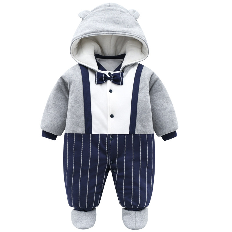 婴儿连体抱衣秋冬季装夹棉满月棉服宝宝周岁礼服男加厚外出服套装,淘宝优惠券,粉丝福利购,淘宝优惠卷