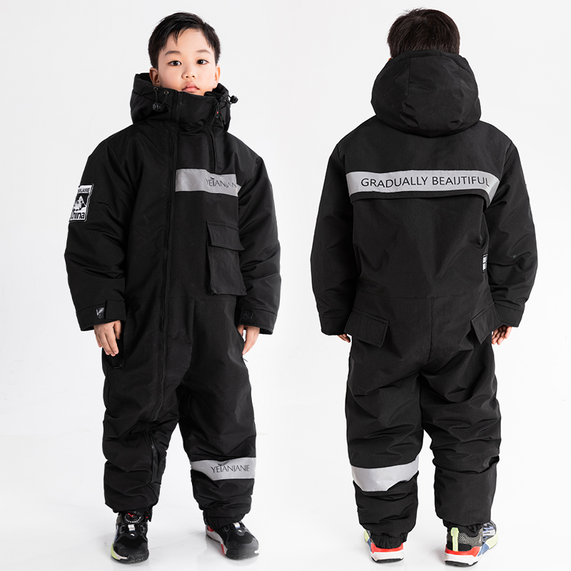 电动车挡风被冬季加绒保暖电瓶车儿童挡风衣防水防风骑行挡风罩 - 图1