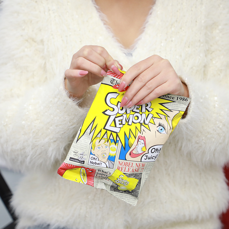诺贝尔超酸糖superlemon酸糖零食日本nobel尖叫酸酸糖柠檬硬糖果 - 图3