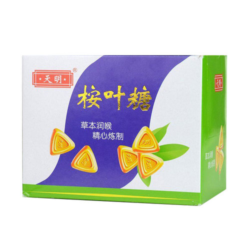 上海天明桉叶糖老式经典草本薄荷糖清凉润喉糖怀旧零食糖果护嗓子 - 图0
