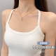 Threaded gray halterneck camisole women's 2025 new spring and summer inner wear and outer wear slim bottoming top with chest pad