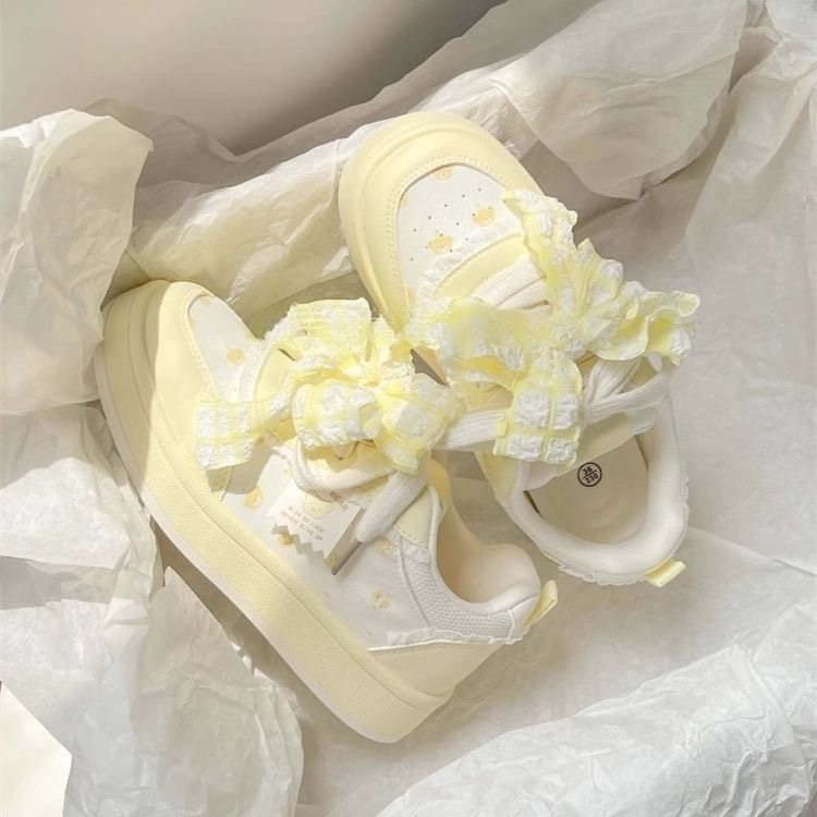 儿童中大童板鞋休闲鞋运动鞋系带蝴蝶结软底软面网面轻薄透气潮流,淘宝优惠券,粉丝福利购,淘宝优惠卷