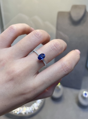 库迪家多用款三合一戒指红蓝宝石