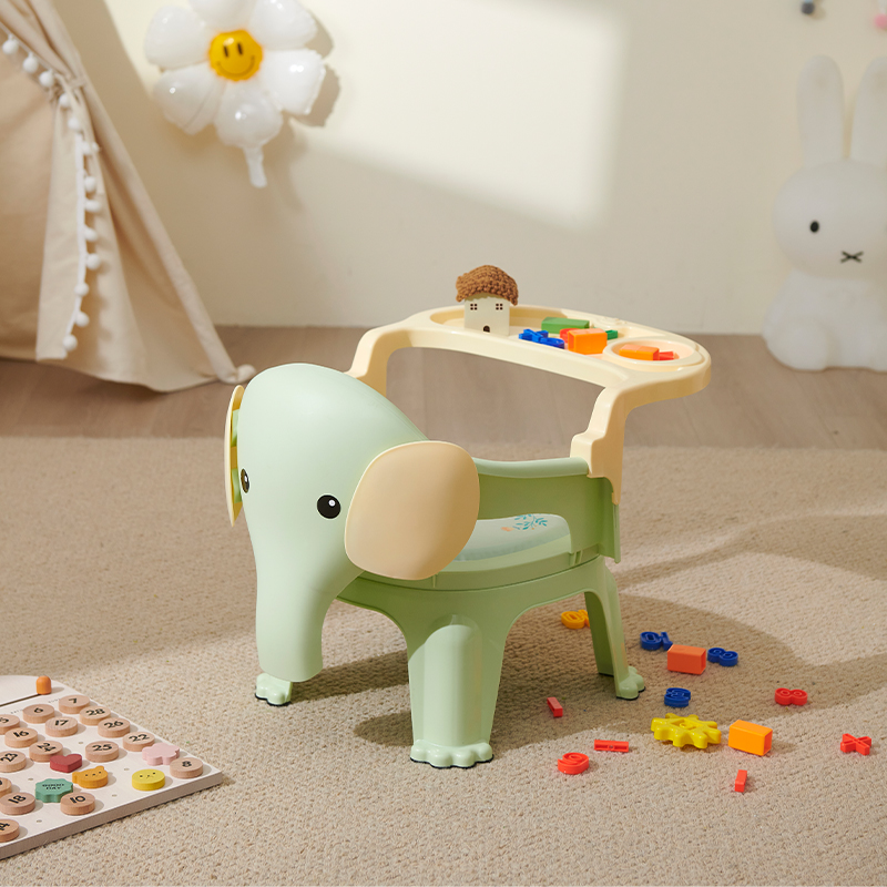宝宝吃饭桌婴儿餐椅凳子儿童椅家用小椅子塑料靠背座椅叫叫小板凳