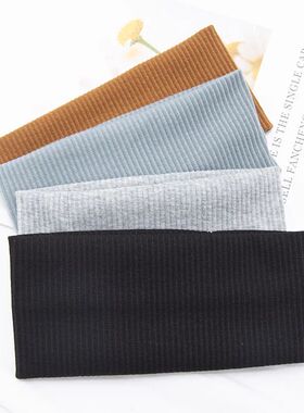 Women Solid Hairband Wide Hair Bands Elastic Headband Makeup
