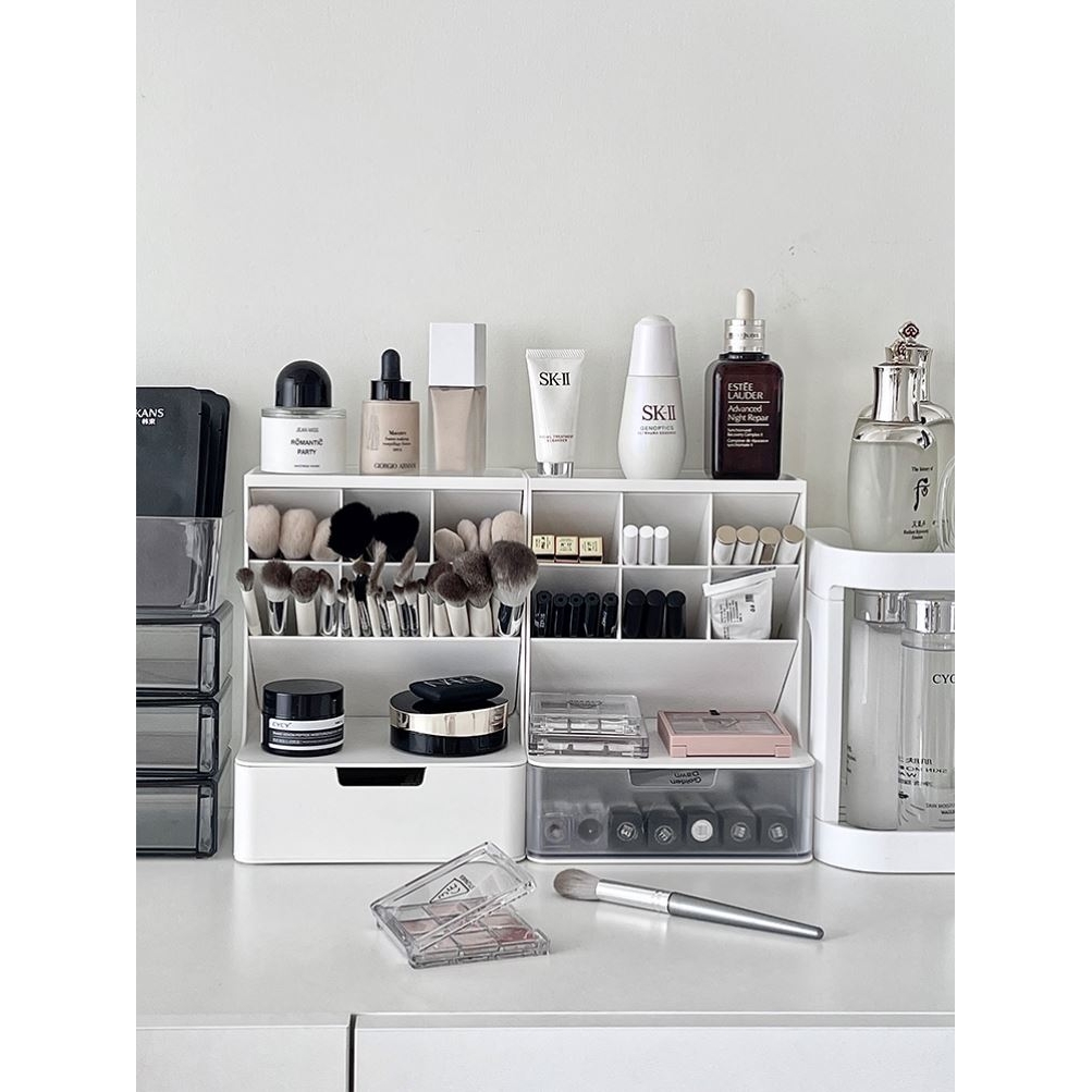 Makeup Organizer Cosmetic Storage Box Drawer Type Desktop Fi - 图1