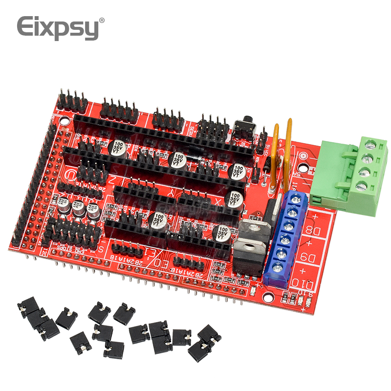 Eixpsy 3D打印机控制板 RAMPS 1.4控制器模块 3D打印机驱动组件-图2