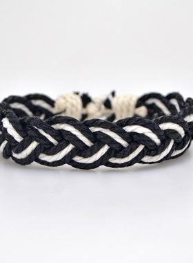编织手链棉麻纯棉ins风简约风手