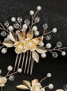 5pcs Fashion Crystal Luxury Hair Accessories Sweet Romantic