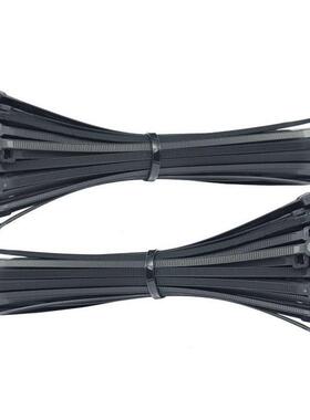 100PCS black 5X200 Self-locking plastic nylon tie cable tie
